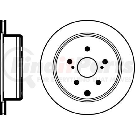 HELLA 355105421 Disc Brake Rotor