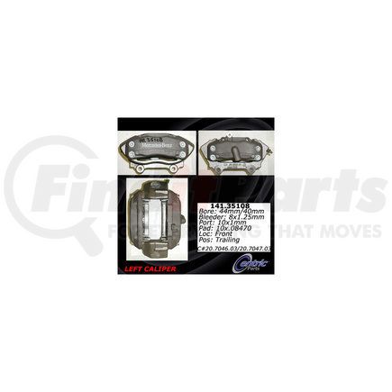 Centric 141.35108 Centric Semi-Loaded Brake Caliper