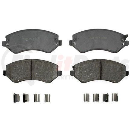 ACDelco 17D856CH Ceramic Front Disc Brake Pad Set