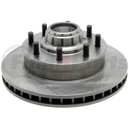 ACDelco 18A507A Non-Coated Front Disc Brake Rotor and Hub Assembly