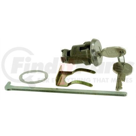 ACDelco D1425B Trunk Lock Cylinder, Chrome-Plated, with Keys and Mounting Hardware