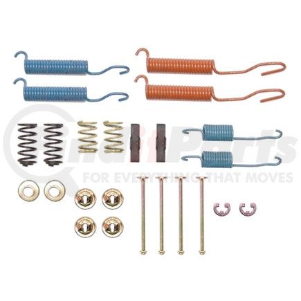 ACDelco 18K561 Rear Drum Brake Spring Kit with Clips, Springs, Pins, Retainers, and Washers