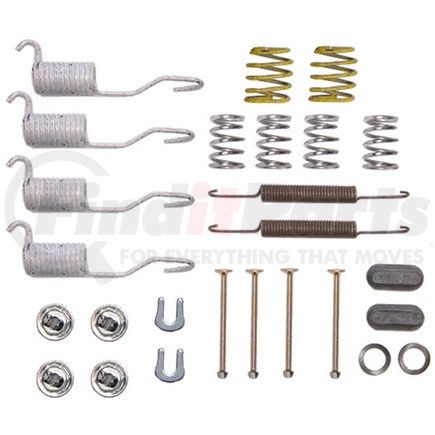 ACDelco 18K584 Rear Drum Brake Spring Kit with Springs, Pins, Retainers, Washers, and Caps