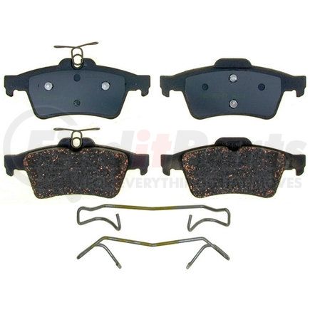 ACDelco 17D1095CH Ceramic Rear Disc Brake Pad Set