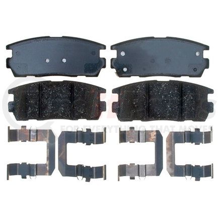 ACDelco 17D1275CH Ceramic Rear Disc Brake Pad Set