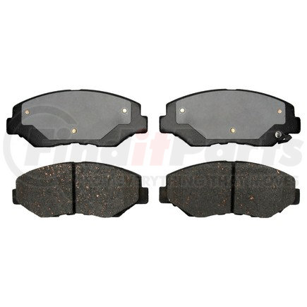 ACDelco 17D914C Ceramic Front Disc Brake Pad Set