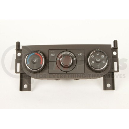 ACDelco 15-73661 Ebony Heating and Air Conditioning Control with Rear Window Defogger Switch
