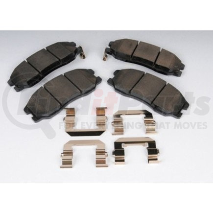 ACDelco 171-0984 Front Disc Brake Pad Set with Springs and Insulators