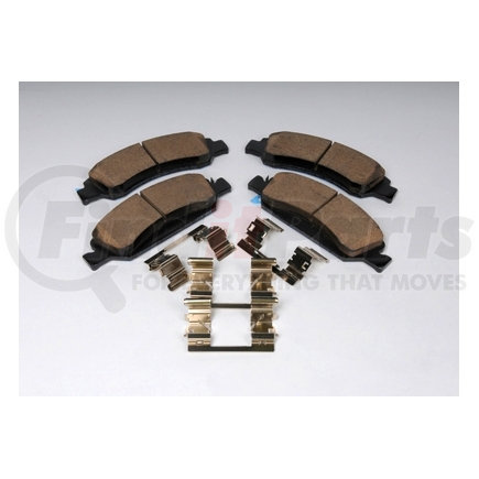 ACDelco 171-1007 Front Disc Brake Pad Kit with Brake Pads and Clips