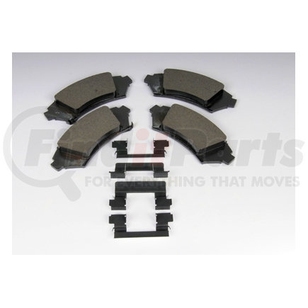 ACDelco 171-654 Front Disc Brake Pad Kit with Brake Pads and Clips