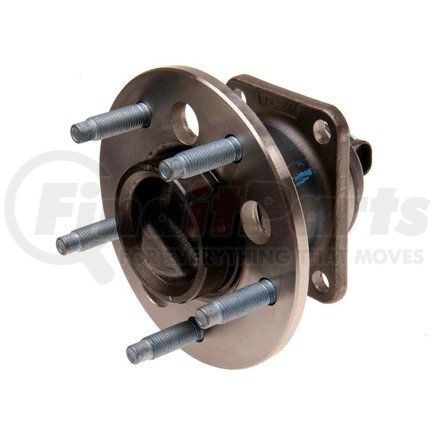 ACDelco 20-55 Rear Wheel Hub and Bearing Assembly with Wheel Speed Sensor and Wheel Studs