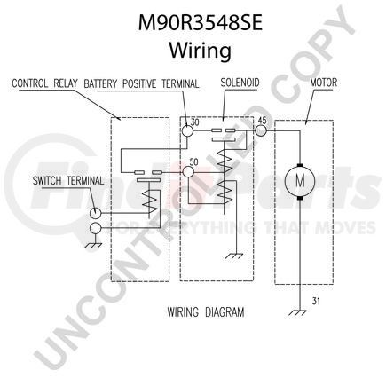 Leece Neville M90R3548SE STARTER 24V 6.0KW