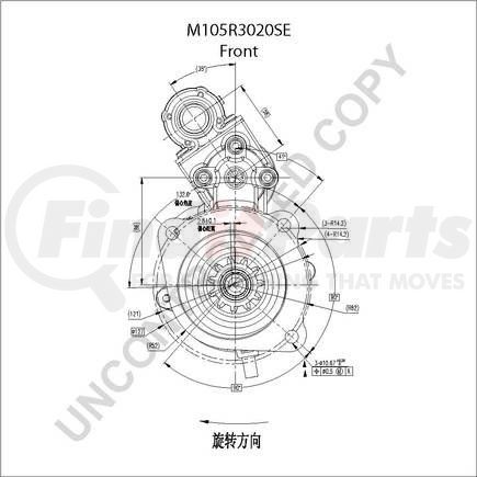 Leece Neville M105R3020SE STARTER 24V 7.5KW