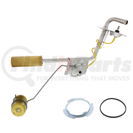 United Pacific 110669 Fuel Tank Sending Unit - Stainless Steel, Brass Float, with Rubber Seal/Lock Ring/Strainer, for 1964-1968 Ford Mustang