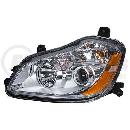 United Pacific 35817 Headlight - L/H, Chrome, Projection HID, for 2013+ Kenworth T680