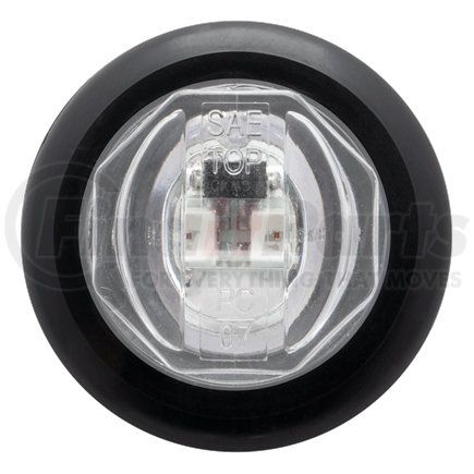 Optronics MCL11CRKPG Clear lens red 3/4" PC rated marker/clearance light with A11GB grommet