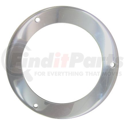 Optronics A5TRSSB Stainless steel trim ring for 4" flange mount lights with flat flange