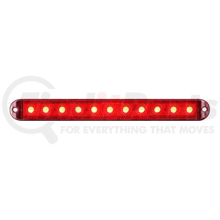 Optronics STL69RRXPG Red thinline stop/turn/tail light with built-in reflex