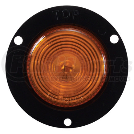 Optronics MC52AB 2” yellow recess flange mount marker/clearance light