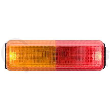 Optronics MCL61AR26BK Kit: Dual red/yellow fender light with black base