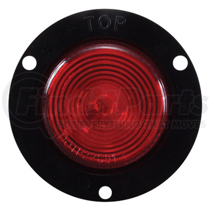 OPTRONICS MC52RB - 2” red recess flange mount marker/clearance light