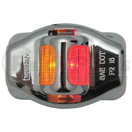 Optronics MCL181ARCRL12B Amber/red reversible fender light