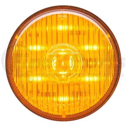 Optronics MCL58APMB 2.5 in. Round Marker/Clearance Light, Yellow, Grommet Mount, 12V, 7-LED, Polycarbonate Lens