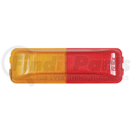 Optronics MC65ARB Red/Yellow thinline sealed fender light