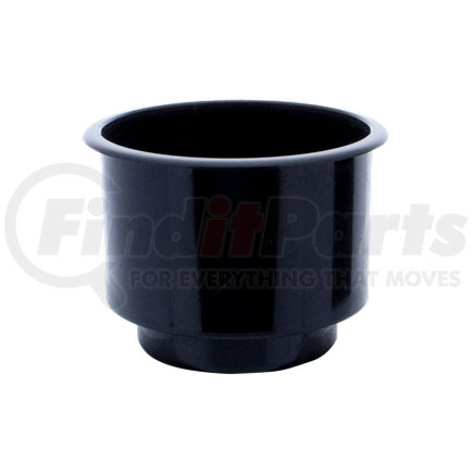 Optronics 3202B Drop-In Cup Holder - Two-Tier, 3 in. Deep, Round Black Plastic, 4.160 x 3.100 x 4.160 in