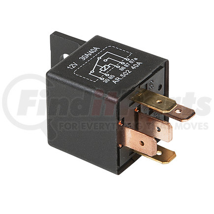 Grote 84-1076 5 Pin Relay, 40/30A, 12V