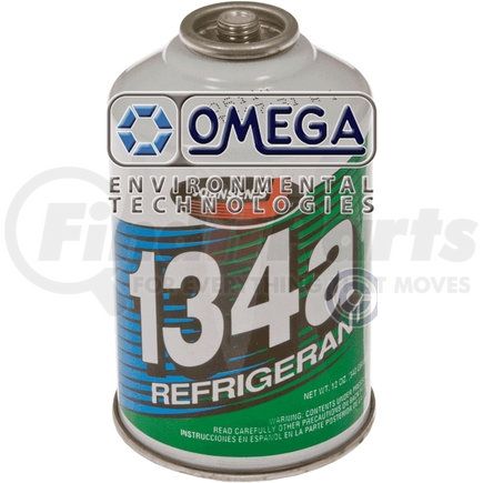OMEGA ENVIRONMENTAL TECHNOLOGIES 41-50018-12 - refrigerant r134a can 12 oz