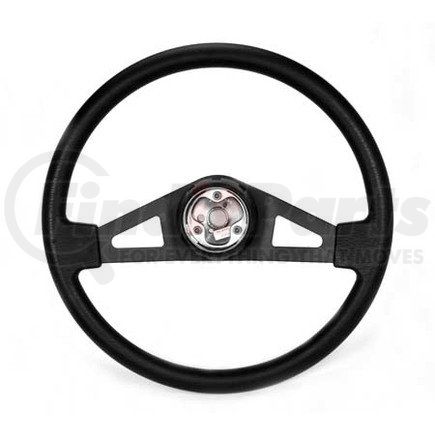 Capacity 500393 Steering Wheel, Black Rim with 2 Spokes