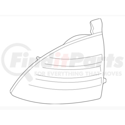 Ford 6W4Z13405BB Tail Lamp Assembly - Ford (6W4Z-13405-BB)