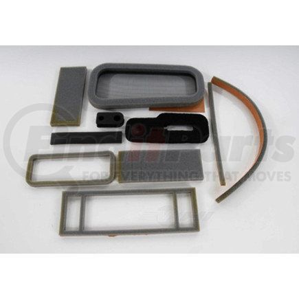 ACDelco 15-34362 HVAC Heater Core Case Seal Kit - Flat Rim, For 2007-2012 GM Lambda Platform