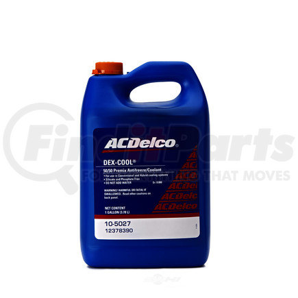 ACDelco 10-5027 Dex-Cool 50/50 Pre-Mix Engine Coolant/Antifreeze - 1 gal