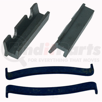 ACDelco 18K1550X Front Disc Brake Caliper Hardware Kit with Springs and Keys