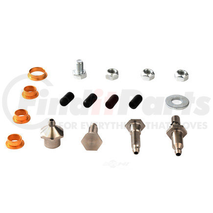 ACDelco 19260061 Front Door Hinge Pin Kit with Upper and Lower Pins, Rollers, Bushings, Washer, Caps, Bolts, and Nuts