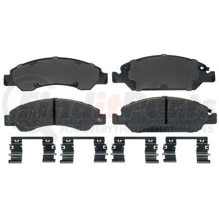 ACDelco 17D1367MHPVF1 Performance (Police) Semi Metallic Front Disc Brake Pad Set