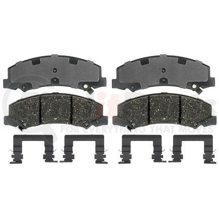 ACDelco 17D1159MHPVF1 Performance (Police) Semi Metallic Front Disc Brake Pad Set