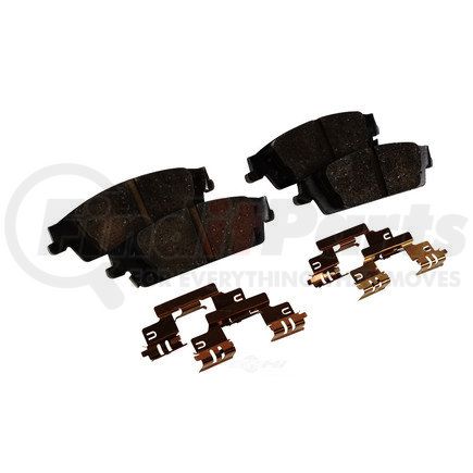 ACDelco 171-1228 Rear Disc Brake Pad Kit with Springs