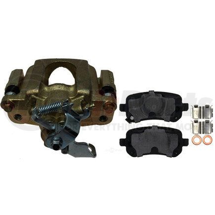 ACDELCO 18R2638 Rear Driver Side Disc Brake Caliper Assembly with Pads (Loaded)