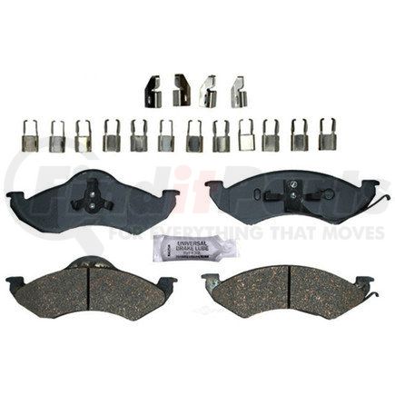 ACDelco 14D746MHF1 Semi-Metallic Front Disc Brake Pad Set