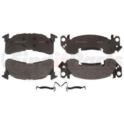 ACDelco 17D153MH Semi-Metallic Front Disc Brake Pad Set