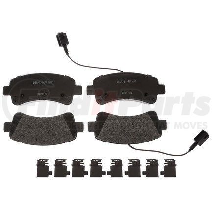 ACDelco 17D1746MH Semi-Metallic Rear Disc Brake Pad Set