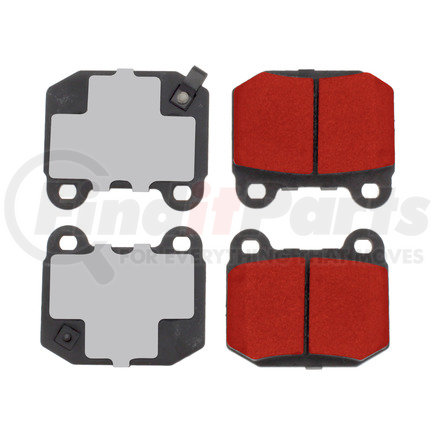 Centric 500.09611 PQ PRO Disc Brake Pads with Hardware
