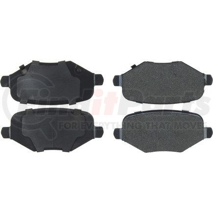 Centric 300.17190 Centric Premium Semi-Metallic Brake Pads with Shims and Hardware