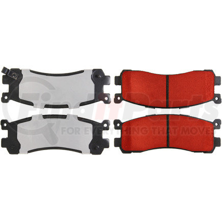 Centric 500.05530 PQ PRO Disc Brake Pads with Hardware