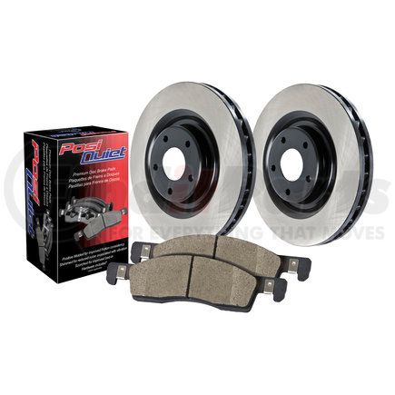 Centric 909.34523 Centric Preferred Pack Single Axle Rear Disc Brake Kit
