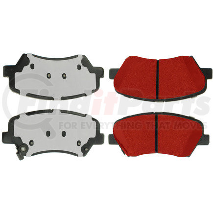 Centric 500.15431 PQ PRO Disc Brake Pads with Hardware