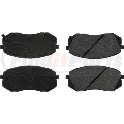 Centric 300.12951 Centric Premium Semi-Metallic Brake Pads with Shims and Hardware